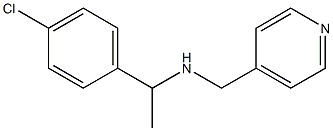 [1-(4-chlorophenyl)ethyl](pyridin-4-ylmethyl)amine|