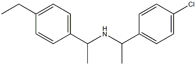 [1-(4-chlorophenyl)ethyl][1-(4-ethylphenyl)ethyl]amine