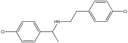[1-(4-chlorophenyl)ethyl][2-(4-chlorophenyl)ethyl]amine Structure