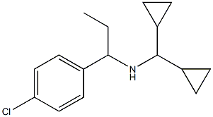 [1-(4-chlorophenyl)propyl](dicyclopropylmethyl)amine 结构式