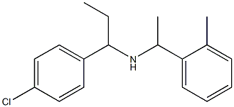 [1-(4-chlorophenyl)propyl][1-(2-methylphenyl)ethyl]amine Structure