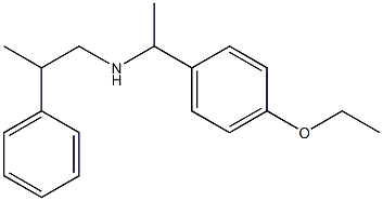 [1-(4-ethoxyphenyl)ethyl](2-phenylpropyl)amine 化学構造式