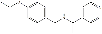  [1-(4-ethoxyphenyl)ethyl][1-(pyridin-4-yl)ethyl]amine