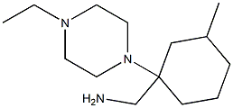 [1-(4-ethylpiperazin-1-yl)-3-methylcyclohexyl]methylamine Structure
