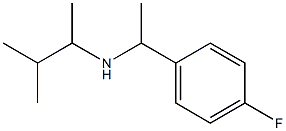 [1-(4-fluorophenyl)ethyl](3-methylbutan-2-yl)amine Structure