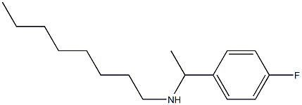 [1-(4-fluorophenyl)ethyl](octyl)amine Struktur