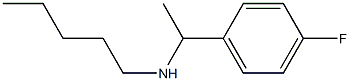 [1-(4-fluorophenyl)ethyl](pentyl)amine Struktur