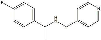 [1-(4-fluorophenyl)ethyl](pyridin-4-ylmethyl)amine Structure