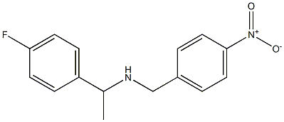 [1-(4-fluorophenyl)ethyl][(4-nitrophenyl)methyl]amine