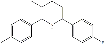  [1-(4-fluorophenyl)pentyl][(4-methylphenyl)methyl]amine