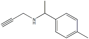 [1-(4-methylphenyl)ethyl](prop-2-yn-1-yl)amine Structure
