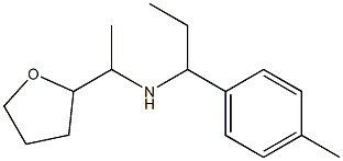 [1-(4-methylphenyl)propyl][1-(oxolan-2-yl)ethyl]amine Structure