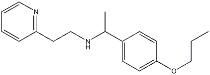 [1-(4-propoxyphenyl)ethyl][2-(pyridin-2-yl)ethyl]amine