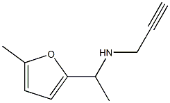 [1-(5-methylfuran-2-yl)ethyl](prop-2-yn-1-yl)amine,,结构式