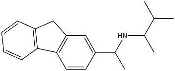 [1-(9H-fluoren-2-yl)ethyl](3-methylbutan-2-yl)amine Structure