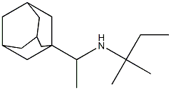[1-(adamantan-1-yl)ethyl](2-methylbutan-2-yl)amine,,结构式