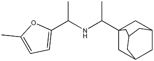 [1-(adamantan-1-yl)ethyl][1-(5-methylfuran-2-yl)ethyl]amine Struktur