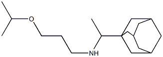 [1-(adamantan-1-yl)ethyl][3-(propan-2-yloxy)propyl]amine Structure