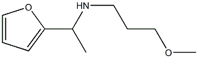 [1-(furan-2-yl)ethyl](3-methoxypropyl)amine 化学構造式