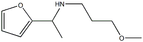 [1-(furan-2-yl)ethyl](3-methoxypropyl)amine,,结构式