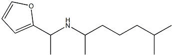 [1-(furan-2-yl)ethyl](6-methylheptan-2-yl)amine 化学構造式