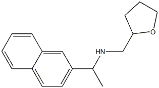 [1-(naphthalen-2-yl)ethyl](oxolan-2-ylmethyl)amine Struktur