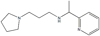 [1-(pyridin-2-yl)ethyl][3-(pyrrolidin-1-yl)propyl]amine 化学構造式
