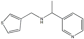  [1-(pyridin-3-yl)ethyl](thiophen-3-ylmethyl)amine