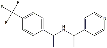 [1-(pyridin-4-yl)ethyl]({1-[4-(trifluoromethyl)phenyl]ethyl})amine