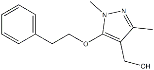 [1,3-dimethyl-5-(2-phenylethoxy)-1H-pyrazol-4-yl]methanol