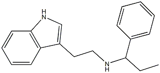 [2-(1H-indol-3-yl)ethyl](1-phenylpropyl)amine Struktur