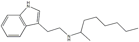 [2-(1H-indol-3-yl)ethyl](octan-2-yl)amine Struktur
