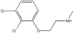 [2-(2,3-dichlorophenoxy)ethyl](methyl)amine 化学構造式