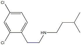[2-(2,4-dichlorophenyl)ethyl](3-methylbutyl)amine Structure