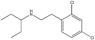 [2-(2,4-dichlorophenyl)ethyl](pentan-3-yl)amine Structure