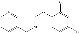 [2-(2,4-dichlorophenyl)ethyl](pyridin-3-ylmethyl)amine 结构式