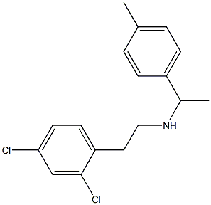 [2-(2,4-dichlorophenyl)ethyl][1-(4-methylphenyl)ethyl]amine