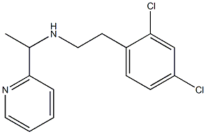 [2-(2,4-dichlorophenyl)ethyl][1-(pyridin-2-yl)ethyl]amine Structure