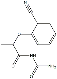 [2-(2-cyanophenoxy)propanoyl]urea