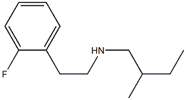 [2-(2-fluorophenyl)ethyl](2-methylbutyl)amine Structure