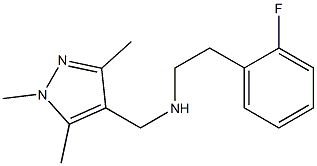  [2-(2-fluorophenyl)ethyl][(1,3,5-trimethyl-1H-pyrazol-4-yl)methyl]amine