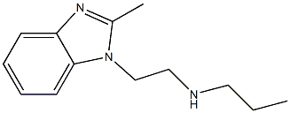 [2-(2-methyl-1H-1,3-benzodiazol-1-yl)ethyl](propyl)amine Struktur