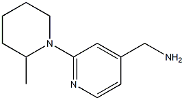 [2-(2-methylpiperidin-1-yl)pyridin-4-yl]methylamine Structure