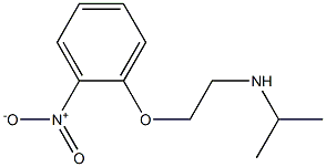 [2-(2-nitrophenoxy)ethyl](propan-2-yl)amine 结构式