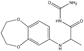 [2-(3,4-dihydro-2H-1,5-benzodioxepin-7-ylamino)propanoyl]urea