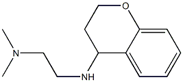 [2-(3,4-dihydro-2H-1-benzopyran-4-ylamino)ethyl]dimethylamine 结构式