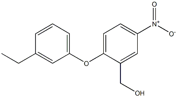 [2-(3-ethylphenoxy)-5-nitrophenyl]methanol