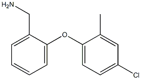 [2-(4-chloro-2-methylphenoxy)phenyl]methanamine Structure