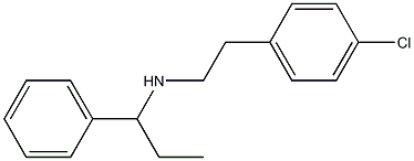 [2-(4-chlorophenyl)ethyl](1-phenylpropyl)amine Structure