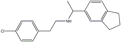 [2-(4-chlorophenyl)ethyl][1-(2,3-dihydro-1H-inden-5-yl)ethyl]amine